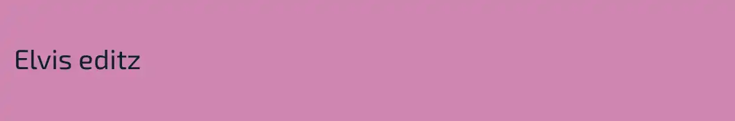 Elvis editz